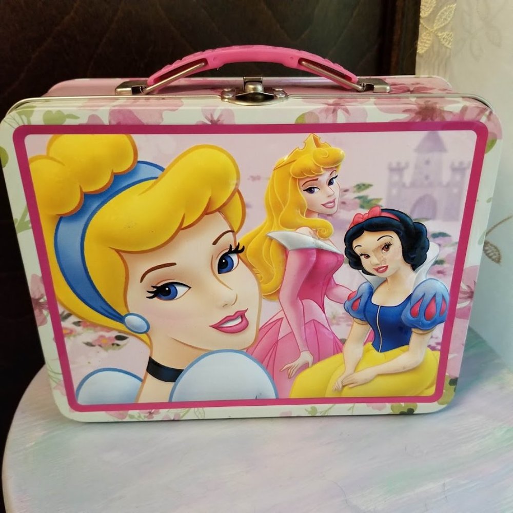 Disney Princess Tin Box, Cinderella, Snow White and Sleeping Beauty Small Lunch